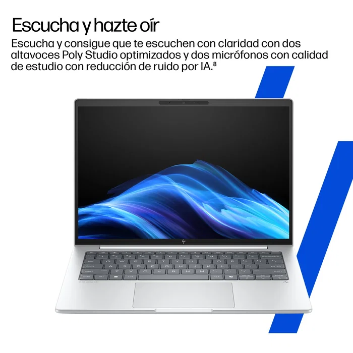 HP EliteBook 8 G1i D93WBET Intel Core Ultra 5, 16GB RAM, 512GB SSD, 14 pulg, Plata glaciar HP EliteBook 8 G1i D93WBET Intel Core Ultra 5, 16GB RAM, 512GB SSD, 14 pulg, Plata glaciar