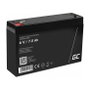 Green Cell Batería Sellada AGM 6V 7Ah 7000mAh VRLA Negro