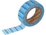 Innspiro Cinta masking tape Washi zig zag azules 15mm x 10m Serie Ultramar