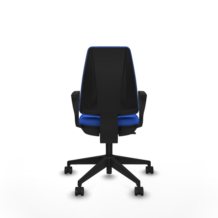 PIQUERAS Y CRESPO Silla de oficina Elche Azul con Brazos Fijos PIQUERAS Y CRESPO Silla de oficina Elche Azul con Brazos Fijos
