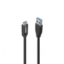 Lindy Cable USB 3.2 Gen 2 USB A a USB C de 1 m Negro