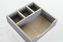 DKD Home Decor Organizador de Madera 18x18x7 cm Surtido de 2 Unidades