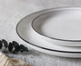 DKD Home Decor Set de Vajilla de 18 Piezas en Porcelana Blanca