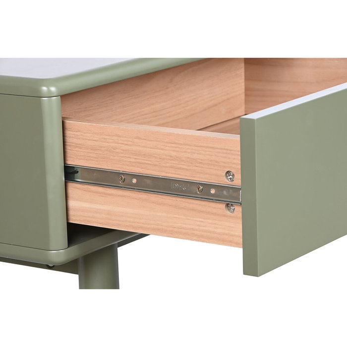 DKD Home Decor Mesa de Centro Verde con 2 Cajones