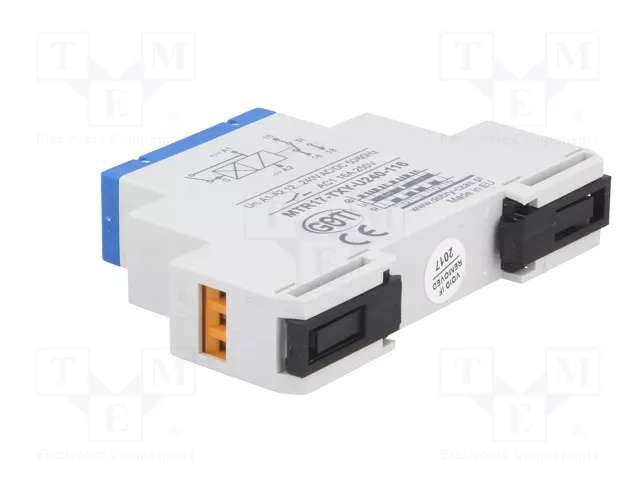 DOBRY CZAS MTR Relé de tiempo 1s÷100h SPDT 250VAC/16A 12÷240VAC DOBRY CZAS MTR Relé de tiempo 1s÷100h SPDT 250VAC/16A 12÷240VAC