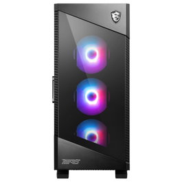 MSI MPG Velox 100R Midi Tower PC Negro ATX 3x 120mm Ventana Lateral Juego