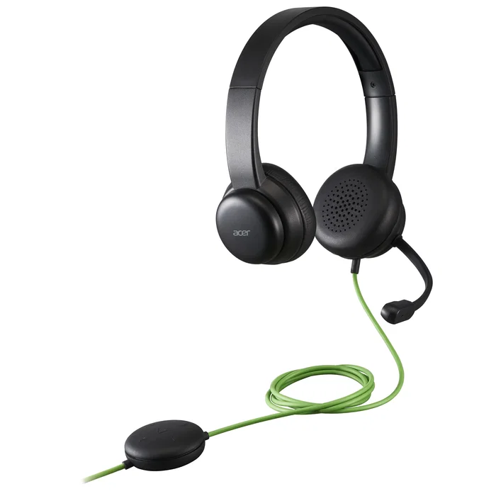 Acer Auriculares GP.HDS11.01N Alámbrico USB Diadema para Llamadas y Música - Supraaural, Negro, Frecuencia 20-20000 Hz, Micrófono Boom Acer Auriculares GP.HDS11.01N Alámbrico USB Diadema para Llamadas y Música - Supraaural, Negro, Frecuencia 20-20000 Hz, Micrófono Boom