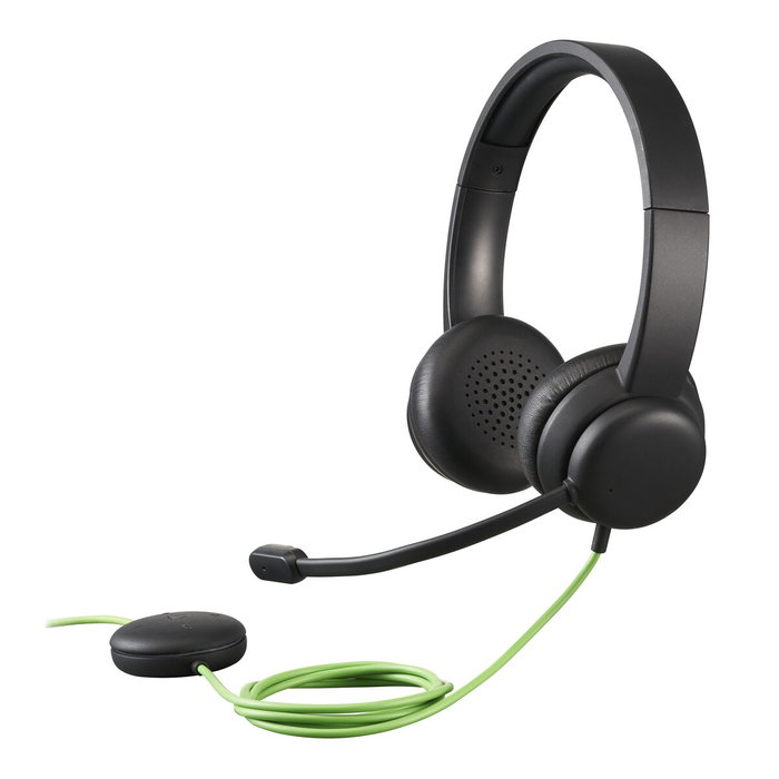 Acer AHW250 Auriculares Negro con Conexión USB-A y Sonido Estéreo