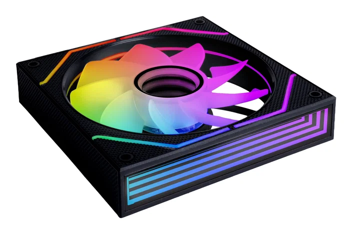 Mars Gaming MF-3DPROX2R Kit 2 Ventiladores PC ARGB 120mm Aspas Invertidas, PWM, Silencioso (12 dB), Triple Infinity Mirror, Negro - Refrigeración Chasis