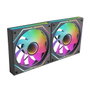 Mars Gaming MF-3DPROX2R Kit de 2 Ventiladores ARGB 120mm Negro