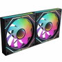 Mars Gaming MF-3DPROX2R Kit de 2 Ventiladores ARGB 120mm Negro