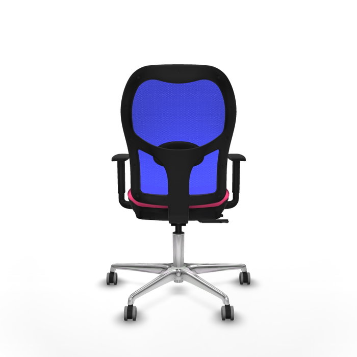 PIQUERAS Y CRESPO Silla de oficina Jorquera con mecanismo Sincro/Traslack, Rosa y Azul PIQUERAS Y CRESPO Silla de oficina Jorquera con mecanismo Sincro/Traslack, Rosa y Azul