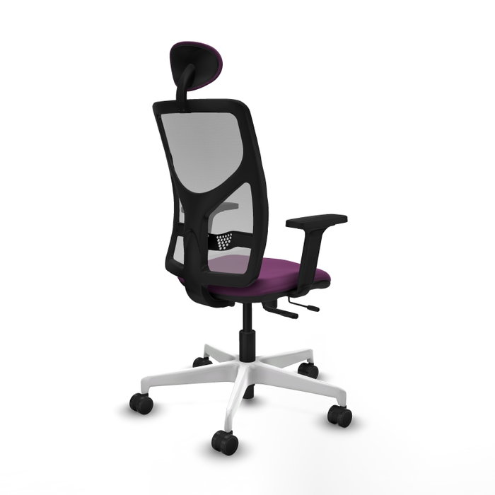 PIQUERAS Y CRESPO Silla de oficina Motilla con mecanismo Sincro/Traslack, Morado y Gris PIQUERAS Y CRESPO Silla de oficina Motilla con mecanismo Sincro/Traslack, Morado y Gris