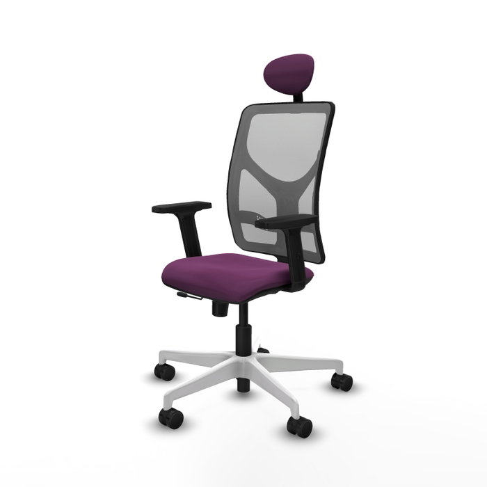 PIQUERAS Y CRESPO Silla de oficina Motilla con mecanismo Sincro/Traslack, Morado y Gris PIQUERAS Y CRESPO Silla de oficina Motilla con mecanismo Sincro/Traslack, Morado y Gris