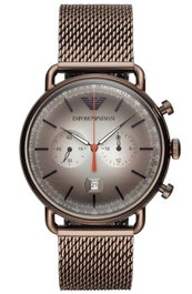 Armani AR11169 Reloj de hombre con caja y correa rosa