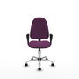 PIQUERAS Y CRESPO Silla de oficina Algarra Morada con Base Cromada