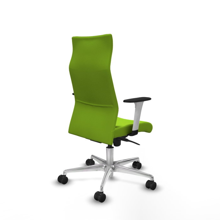 PIQUERAS Y CRESPO Sillón Albacete Pistacho con Mecanismo Sincro y Base de Aluminio