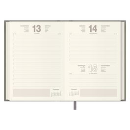 Agenda Anual (2026) Dohe Lausana Cosida Tapa Extra Polipiel 140X200 D/P Gris