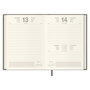 Agenda Anual (2026) Dohe Lausana Cosida Tapa Extra Polipiel 140X200 D/P Gris