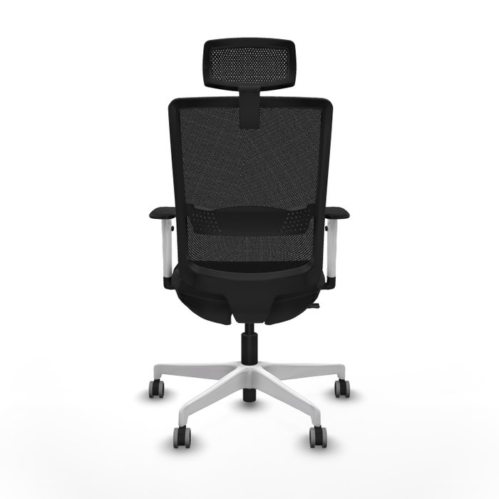 PIQUERAS Y CRESPO Silla de oficina Haches con mecanismo Sincro/Traslack, Negro