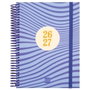 Finocam Agenda Diva para Estudiantes Espiral Olas Curso 2026-2027 155x212mm