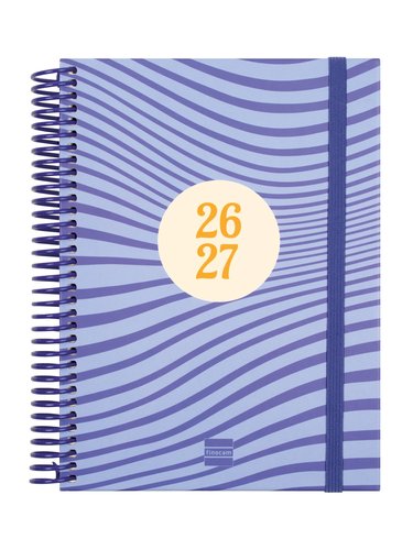 Finocam Agenda Diva para Estudiantes Espiral Olas Curso 2026-2027 155x212mm Finocam Agenda Diva para Estudiantes Espiral Olas Curso 2026-2027 155x212mm