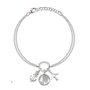 Sector Pulsera de Bisutería en Acero Inoxidable Gris SAKQ41