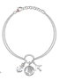 Sector Pulsera de Bisutería en Acero Inoxidable Gris SAKQ41
