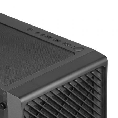 Mars Gaming MC3000 Semitorre ATX con Ventana de Cristal Templado, 4 Ventiladores 120mm, Soporte Refrigeración Líquida, Conexiones USB 3.0, Negro
