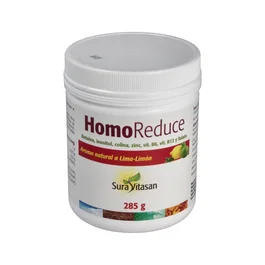 SURA VITASAN Homoreduce 285Gr - Complemento para regular niveles de homocisteína con Betaína, Inositol, Colina, Zinc, Vitamina B6 y B12
