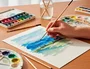 Liderpapel Pincel para Pintura al Óleo y Acrílica Nº 5 Punta Plana Cerdas Certificado FSC