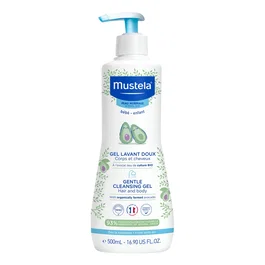Mustela Gel limpiador de aguacate para rostro y cabello
