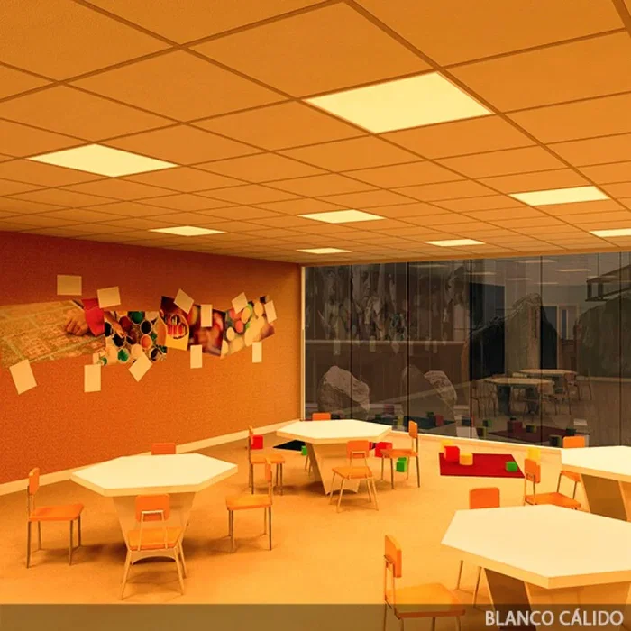 Panel LED Superslim 36W 3623Lm 4200ºK 60x60Cm UGR19 Marco Blanco HO-PANMB59559536W-W