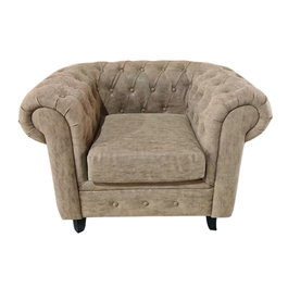 DKD Home Decor Sillón Vintage Marrón 81 x 76 x 110 cm