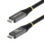 Startech Cable USB4 Gen 4x2 Certificado USB-IF 80 Gbps, 240W, DP 2.1, 8K/120Hz, 50 cm, CC50CM80GUSB4CABLE