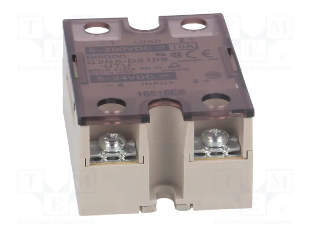 OMRON G3NA Relé de estado sólido 10A 5-200VDC 5-24VDC OMRON G3NA Relé de estado sólido 10A 5-200VDC 5-24VDC