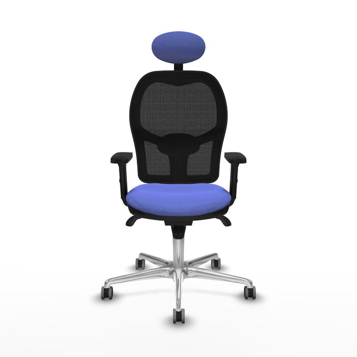 PIQUERAS Y CRESPO Silla de oficina Jorquera Azul claro y Negro