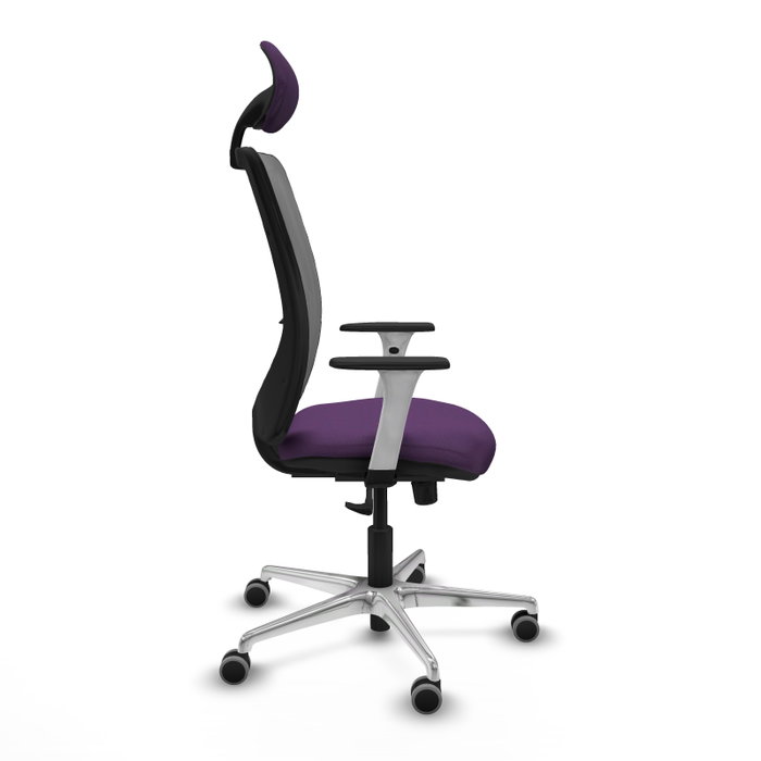 PIQUERAS Y CRESPO Silla de oficina Zulema Morada con mecanismo Sincro PIQUERAS Y CRESPO Silla de oficina Zulema Morada con mecanismo Sincro