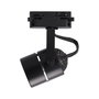 Lumiastra Foco Carril GU10 Monofásico Orientable Negro