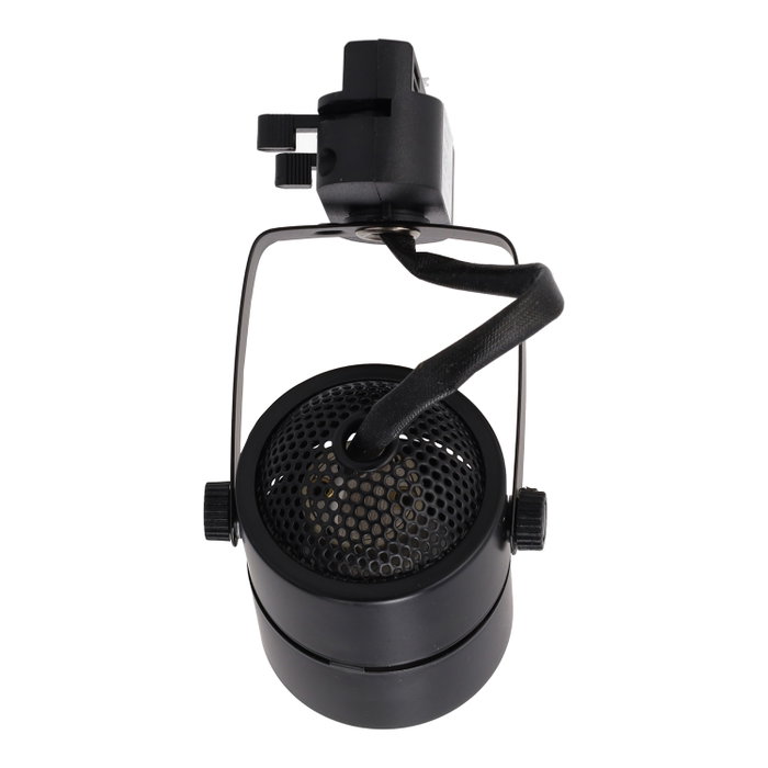 Lumiastra Foco Carril GU10 Monofásico Orientable Negro