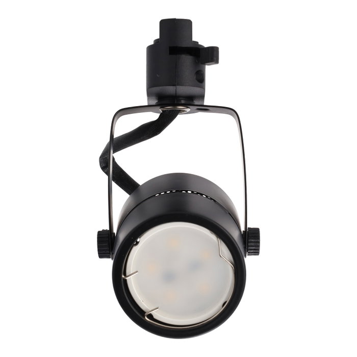 Lumiastra Foco Carril GU10 Monofásico Orientable Negro