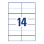Avery Zweckform Etiquetas 3653 Blancas 105 x 42,3 mm