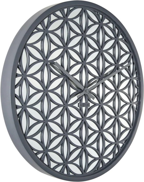 Nextime Reloj de Pared 3194GS Bella Mirror Gris 50cm Nextime Reloj de Pared 3194GS Bella Mirror Gris 50cm