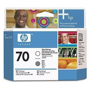 HP C9410A Cabezal de Impresión Intensificador de Brillo y Gris Nº70