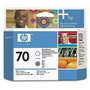 HP C9410A Cabezal de Impresión Intensificador de Brillo y Gris Nº70