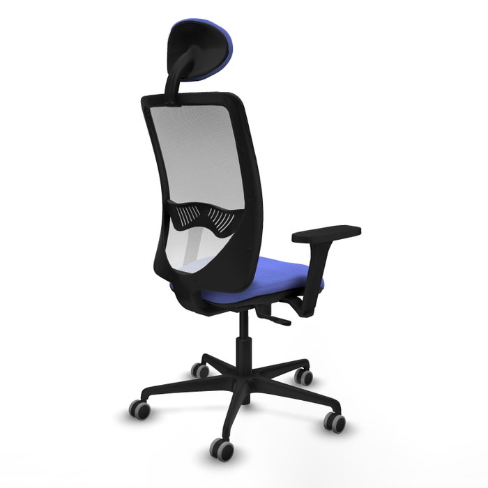 PIQUERAS Y CRESPO Silla de oficina Zulema Azul claro y Blanco