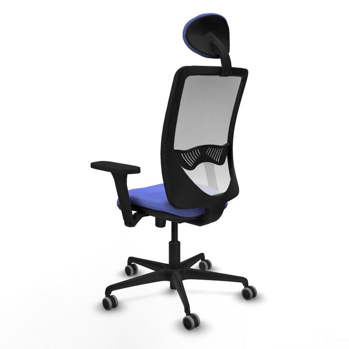 PIQUERAS Y CRESPO Silla de oficina Zulema Azul claro y Blanco