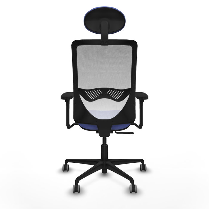 PIQUERAS Y CRESPO Silla de oficina Zulema Azul claro y Blanco