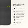 Apple Beats Funda iPhone 17 Pro Rugged con MagSafe y Control de Cámara Everest Negro
