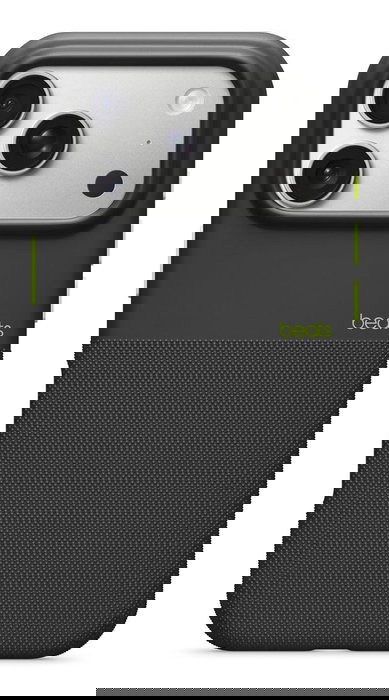 Beats MGJM4LL/A Funda Rugged con MagSafe y Control de Cámara para iPhone 17 Pro, Resistente a Caídas y Rayones, Color Negro Everest